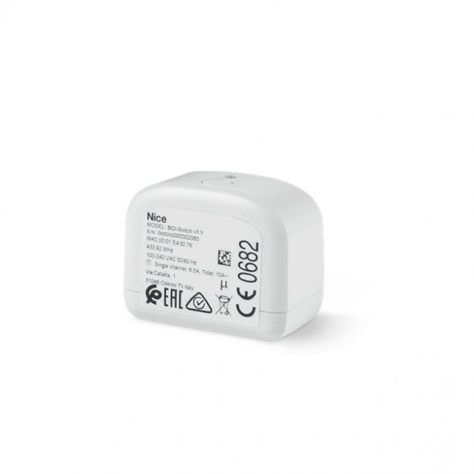 NICE BiDi-Shutter | Interior Bidirectional Interface for Tubular Motors