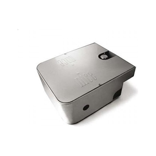 NICE Foundation box MECX in stainless steel with mechanical stop on opening