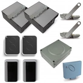 L-FAB4024-DKIT | Underground Twin Gate Kit | Max Leaf 4m / 650Kg | 24V