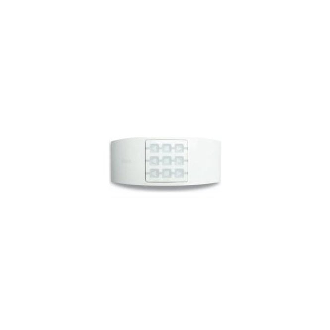 NICE ONDO Table Holder WAX - White Plastic and Ice Blue Rubber