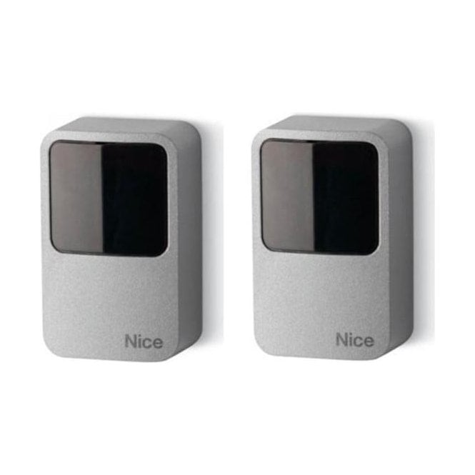 NICE Pair of Outdoor Photocells EPMAOB | 30-Degree Positionable | Burglar Resistant Metal Body