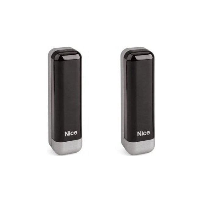 NICE Pair of Slim Outdoor Photocells EPS | Estimated 15m Range | Burglar-Resistant