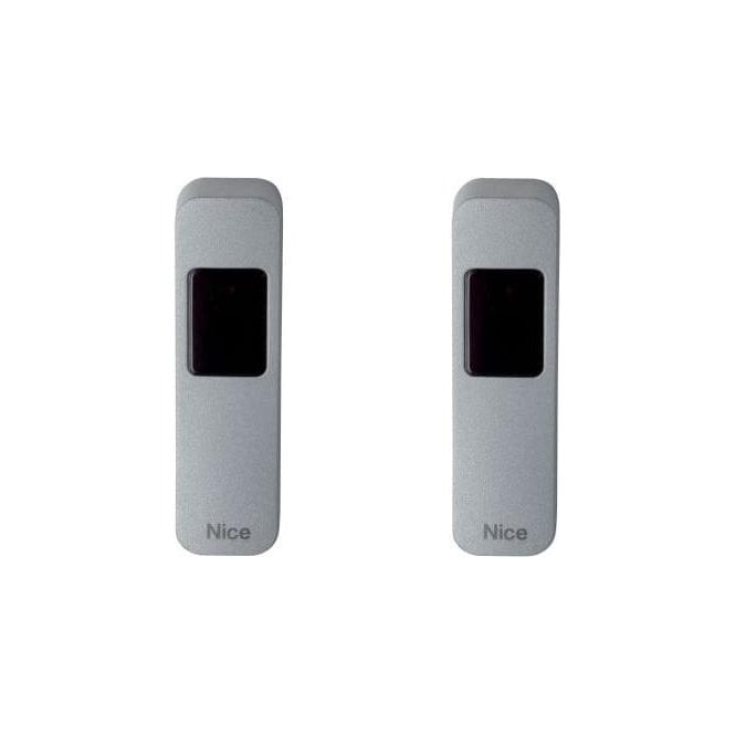 NICE Pair of Outdoor Burglar-Resistant BlueBUS Photocells with Metal Body | EPSAB