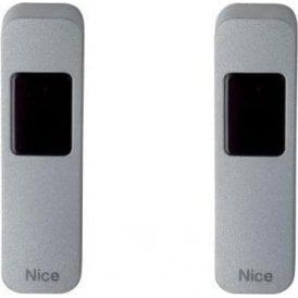 Pair of Outdoor Burglar-Resistant BlueBUS Photocells with Metal Body | Nice EPSAB