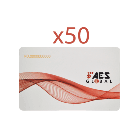 PROXCARD-125K-AES Proximity Card x50 | 125KHz Fixed 10 Digit Code