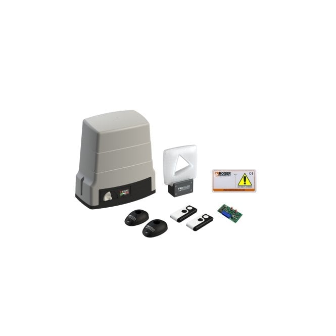 ROGER TECHNOLOGY BH30 Sliding Gates Kit | 24V Brushless Motor | For Gates Up to 1000 kg