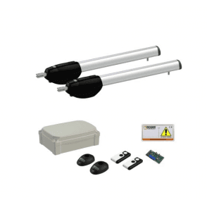 ROGER TECHNOLOGY Swing Gates Pair Above Ground Kit | BE20 Brushless