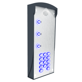 TG Vario+ - 3 Button | Marine Grade Steel Intercom | Enhanced Security Features