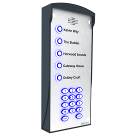 TG Vario+ - 6 Button | Marine Grade Steel Intercom | Enhanced Security Features