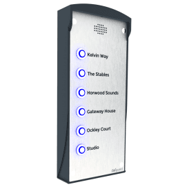 TG Vario - 7 Button | Marine Grade Steel Intercom | Advanced Security Features
