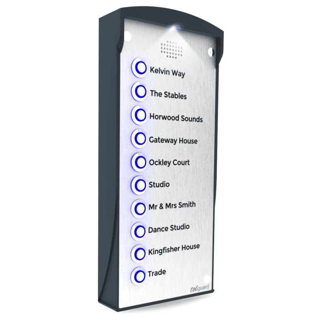 COMMTEL LTD TG Vario - 9 Button | Marine Grade Steel Intercom | Advanced Security Features