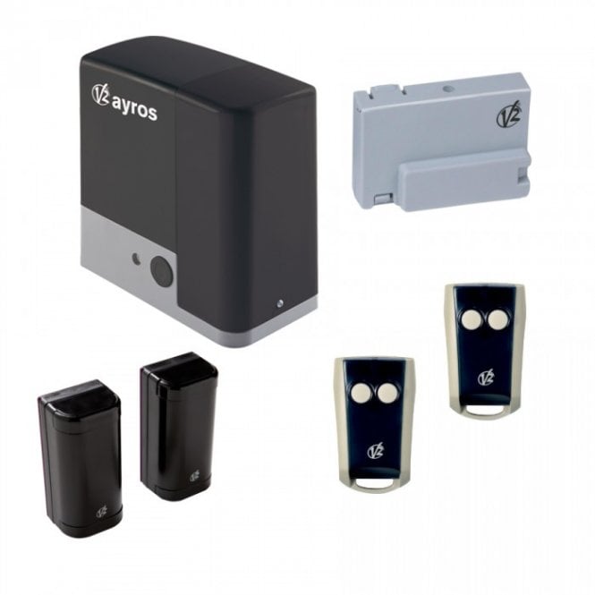 V2 Gate Automation AYROS600D-24KIT Sliding Gate Automation Kit | 24Vdc for Gates up to 600kg