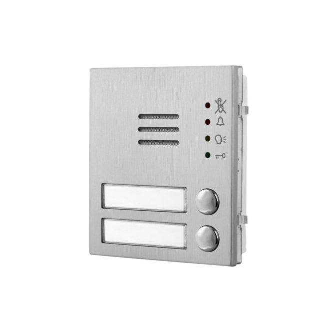 VIDEX 4810-2/4G GSM 2 Button Speaker Module Matt Finish | 4000 Series GSM Modules