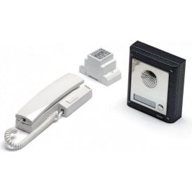 VIDEX 4K-1S 4000 Series | 1-Way Intercom | Aluminium Panel