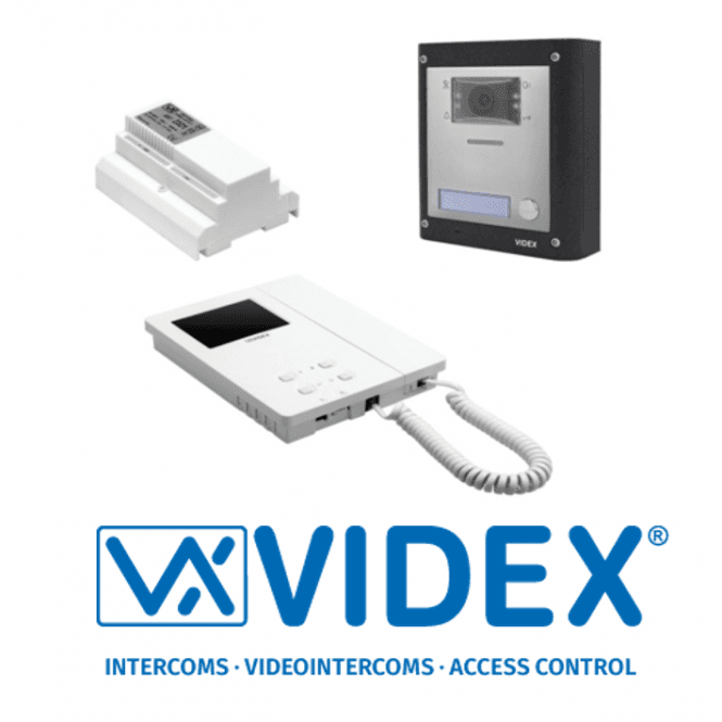 VIDEX ESVKX-1S/6286 | One Station 2-Wire Surface Mounted Color Video Kit | No Keypad
