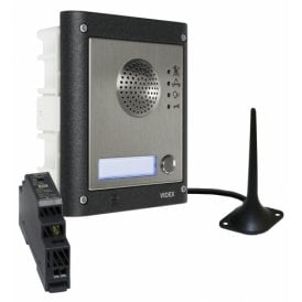 Videx GSM4K-1/M/4G | One Station Flush 4G GSM Intercom without Keypad | Matt Finish