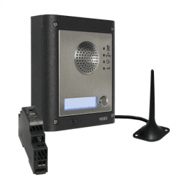 Videx GSM4K-1S/M/4G | One Station Surface 4G GSM Intercom without Keypad | Matt Finish