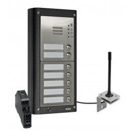 Videx GSM4K-7S/M/4G | Seven Station Surface 4G GSM Intercom without Keypad | Matt Finish