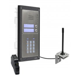 Videx GSM4KCR-2/M/4G | Two Station Flush 4G GSM Intercom with Backlit Keypad | Matt Finish