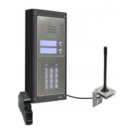 Videx GSM4KCR-2S/M/4G | Two Station 4G GSM Intercom with Backlit Keypad | Matt Finish